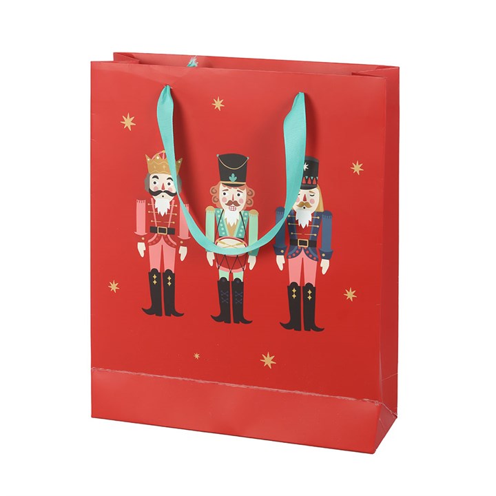 23cm Red Nutcracker Gift Bag