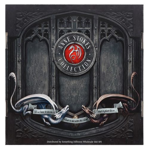 Gothic Prayer Wall Clock by Anne Stokes