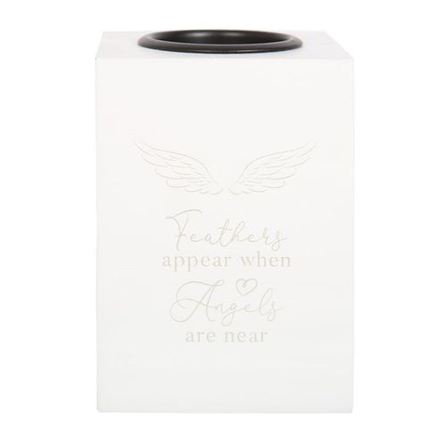 Feathers Appear Angel Wing Tealight Holder