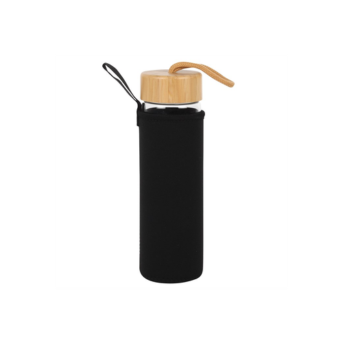 Mandala Reusable Glass Water Bottle