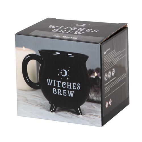 Witches Brew Cauldron Mug Candle