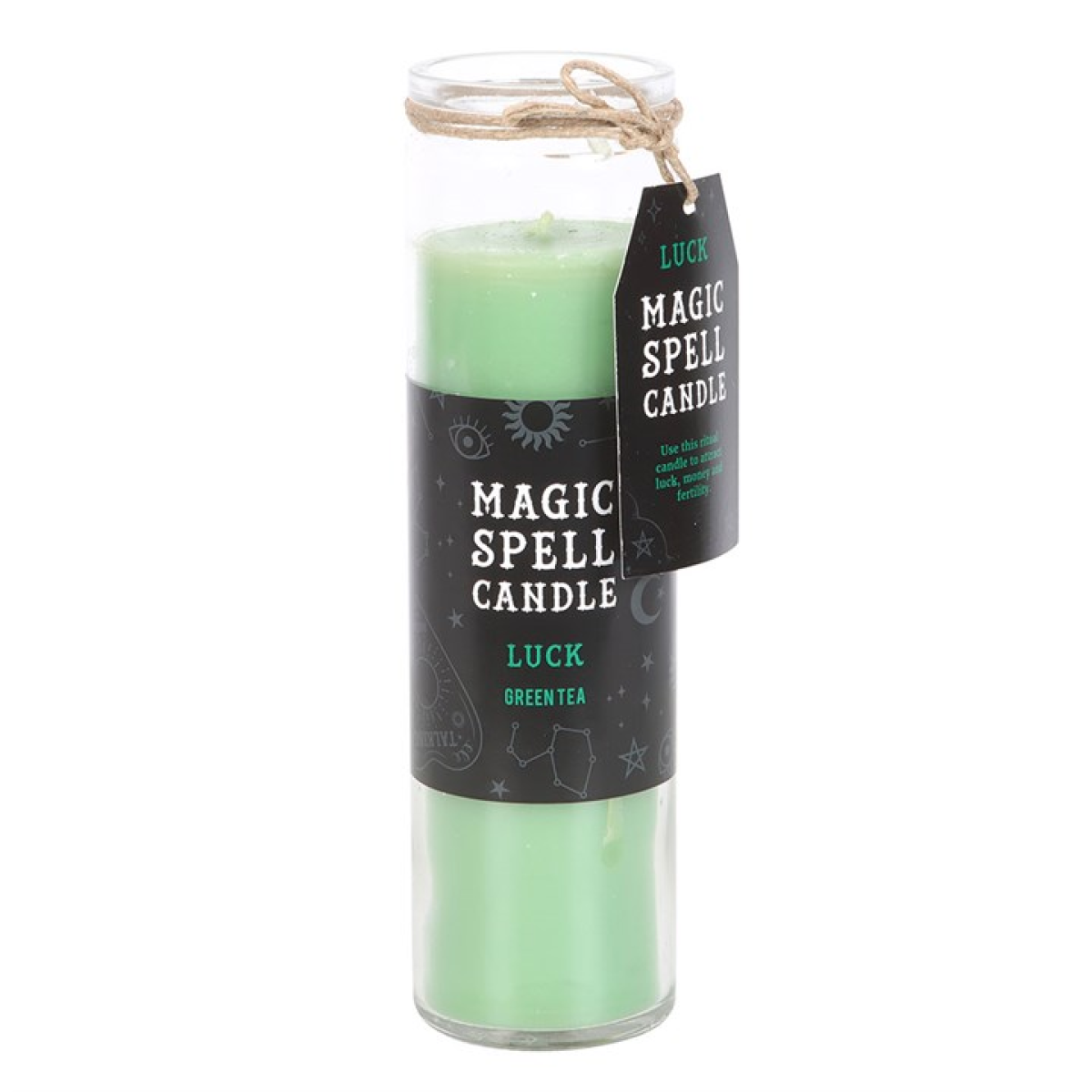 Luck Green Tea Magic Spell Tube Candle