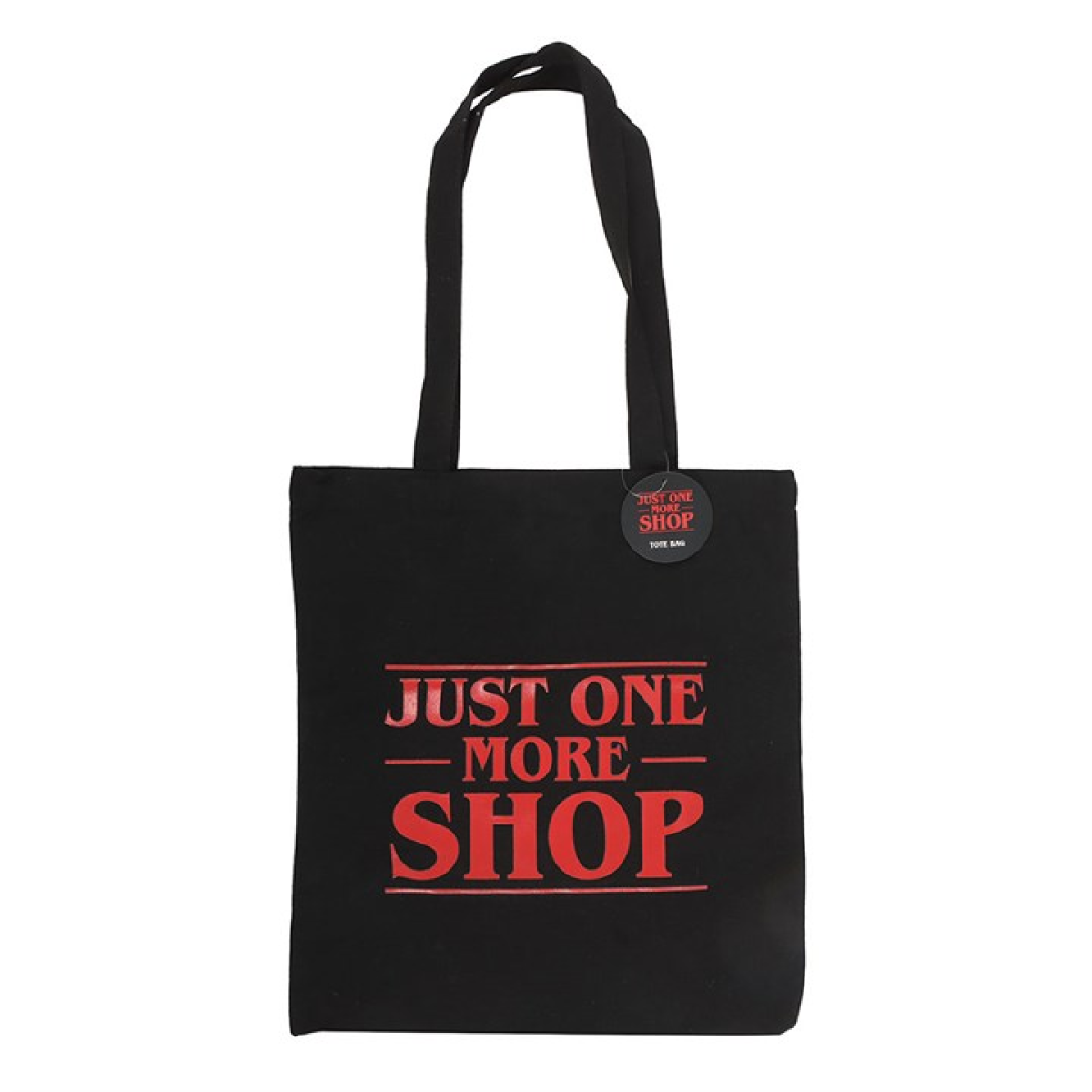 Just One More Shop Polycotton Tote Bag