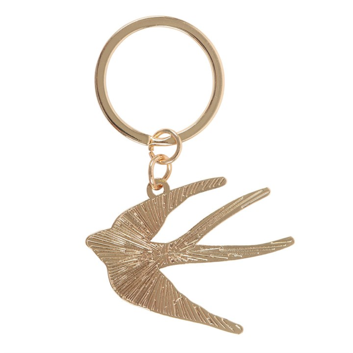 Blue Spread Your Wings Swallow Keyring