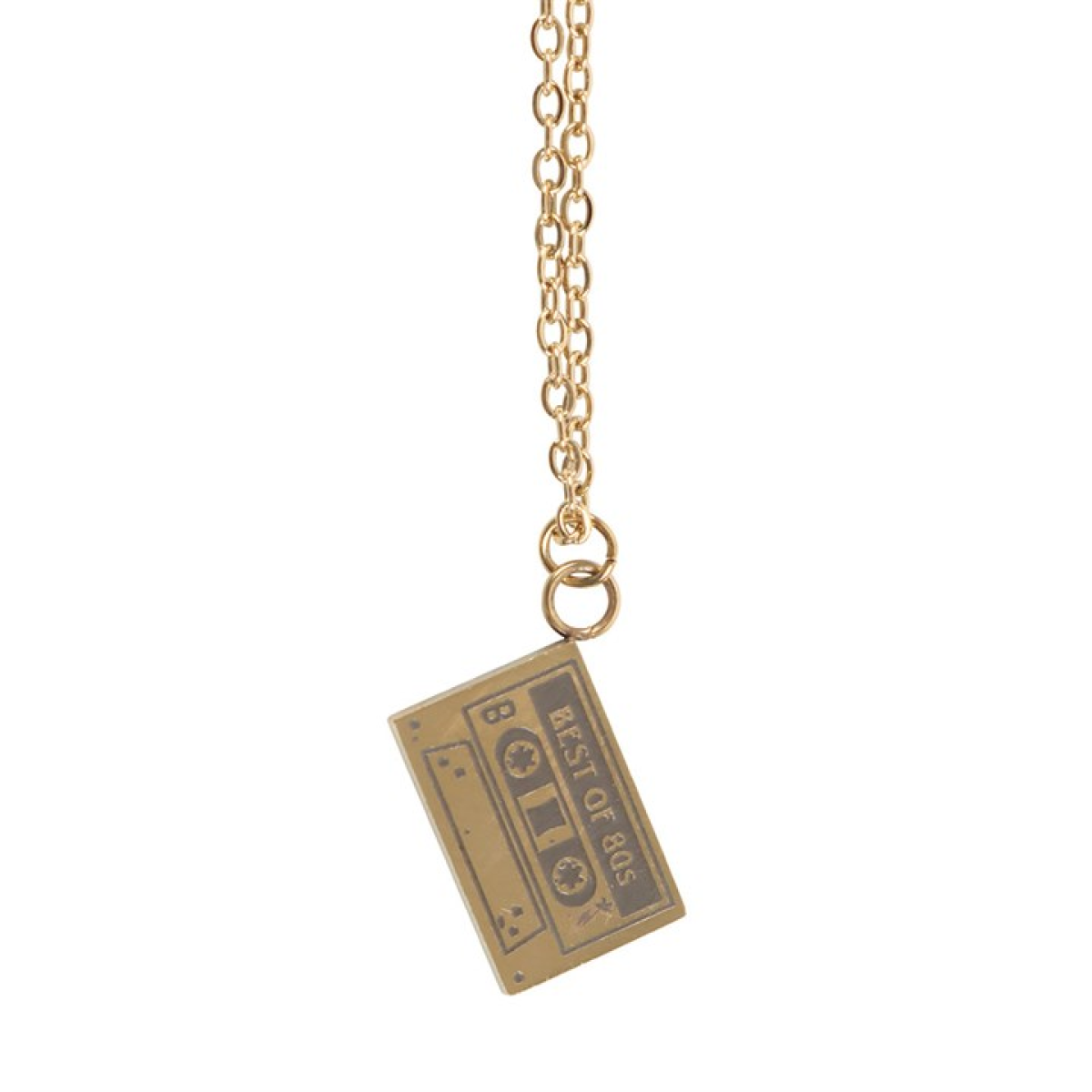 Mixtape Necklace on Greeting Card