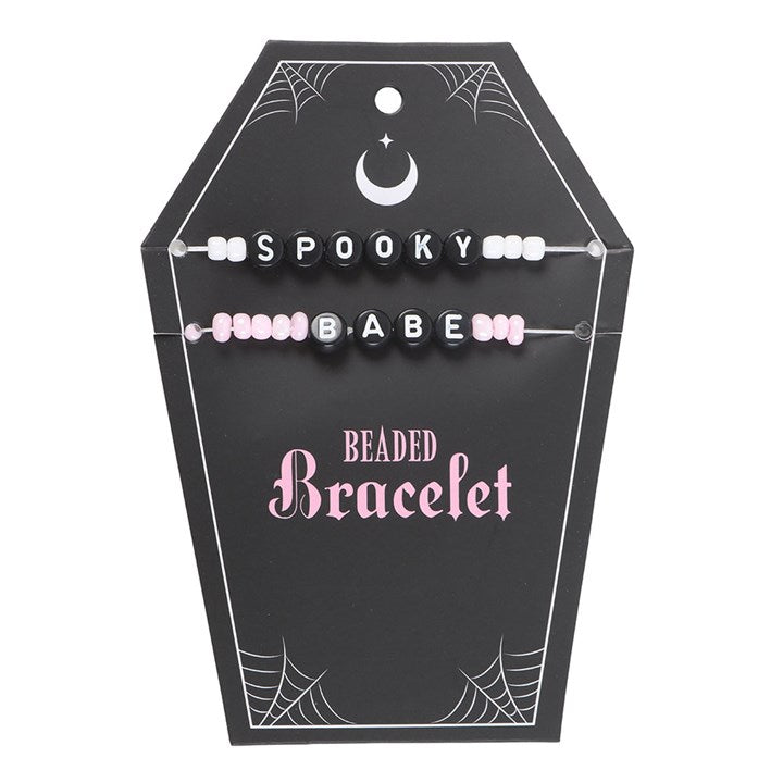 Spooky Babe Beaded Bracelet Set