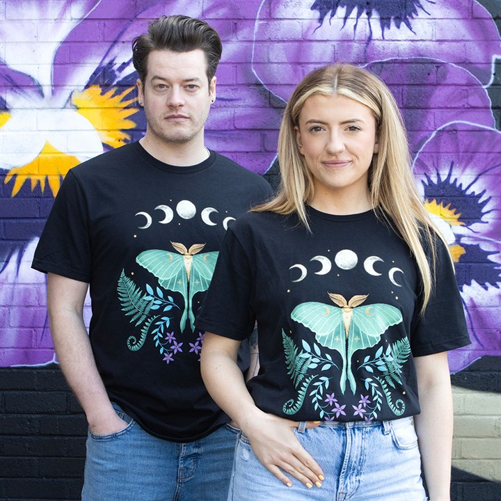 Luna Moth Unisex T-shirt Size M