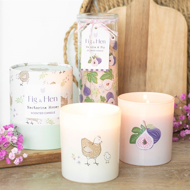 Mother Hen Nectarine Honey Candle