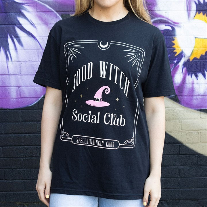 Pink Good Witch Social Club Unisex T-shirt Size XXL