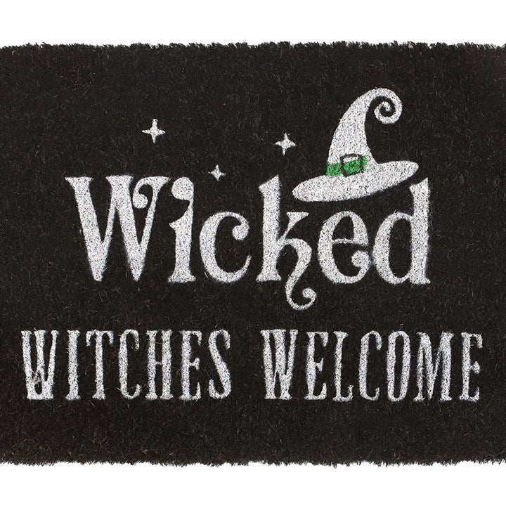 Black Wicked Witches Welcome Doormat