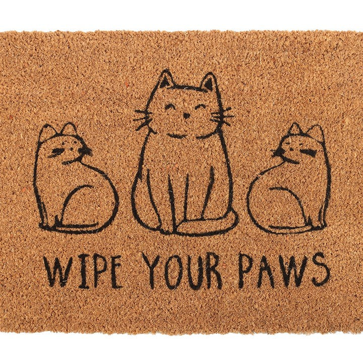 Natural Wipe Your Paws Cat Doormat