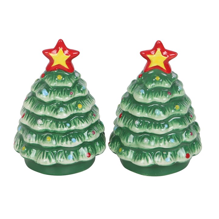 Nostalgic Christmas Trees Salt & Pepper Shakers