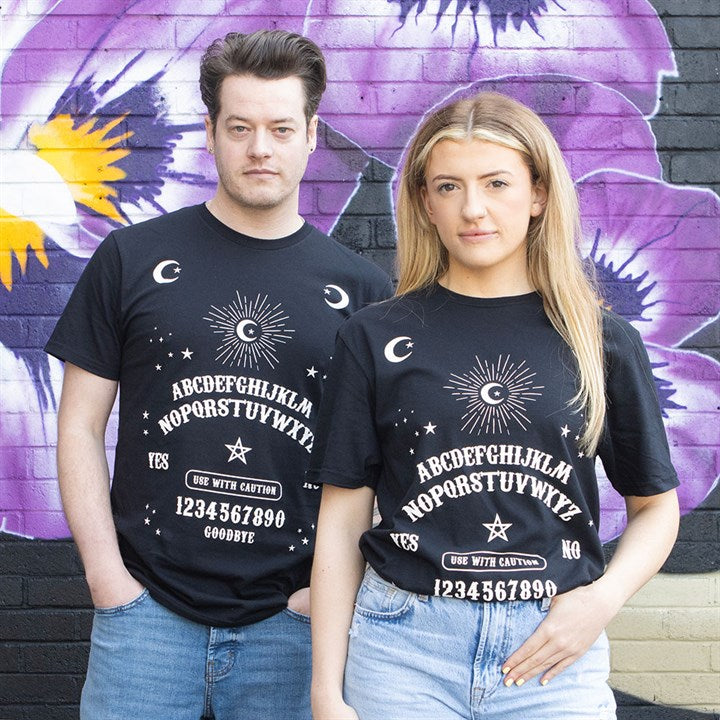 Black Talking Board Unisex T-shirt Size S