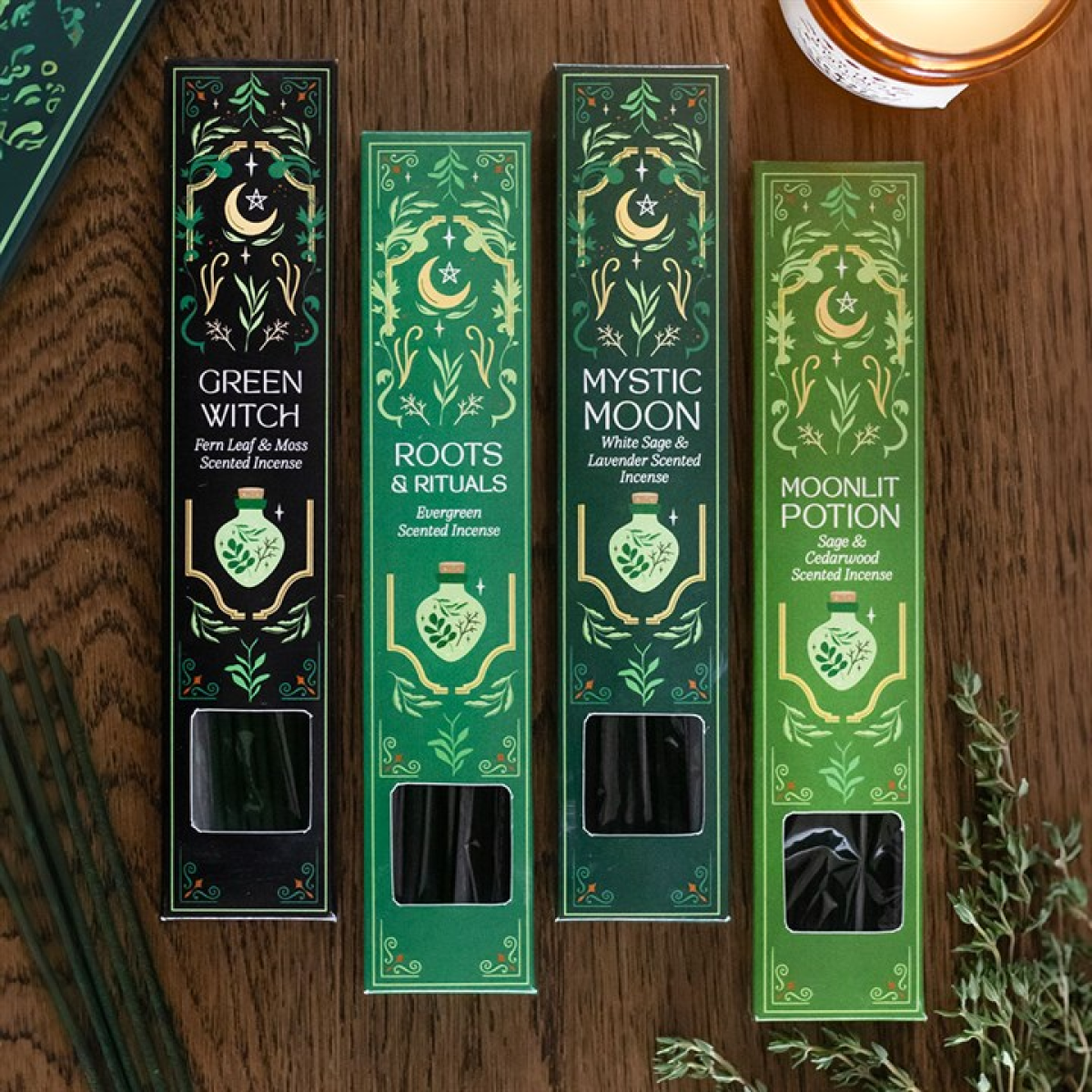 Green Witch Incense Stick Gift Set