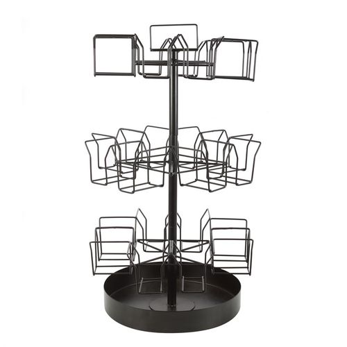 Black Metal Tabletop Spinner Display