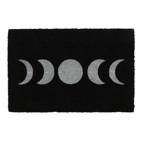 Black Moon Phase Doormat