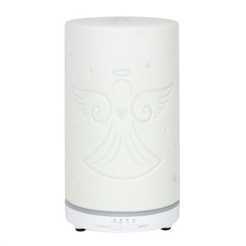 White Ceramic Guardian Angel Electric Aroma Diffuser