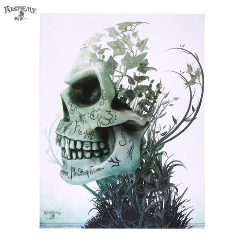 19X25cm Satyr Sancti Canvas Plaque by Alchemy