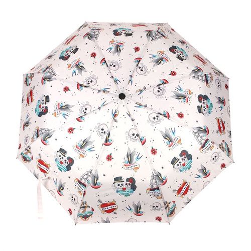 Tattoo Print Travel Umbrella