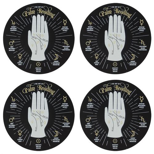 Palm Reading Coaster Set