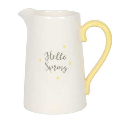17cm Hello Spring Ceramic Flower Jug