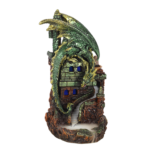 Dragon Castle Glowing Backflow Incense Burner